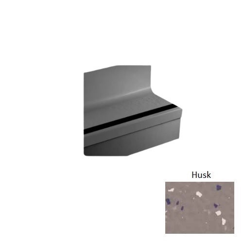Johnsonite Husk Cubis Rubber Stair Tread With Riser