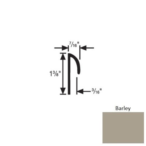 Flextones Barley Vinyl Tapered Carpet Cove Cap