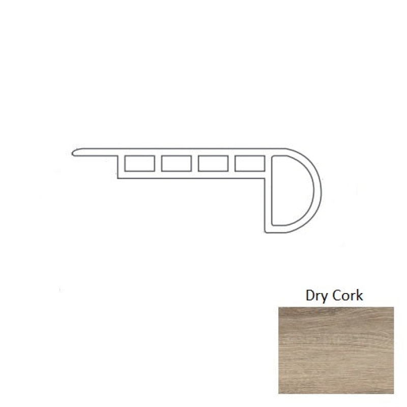 Adura Max Plank Napa Dry Cork Overlap Stair Nose