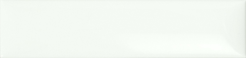 Sphere White Ceramic Tile - Glossy - 3" X 12"