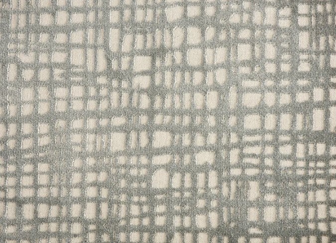 Movement Cubism Metal Polypropylene & Polysilk Carpet