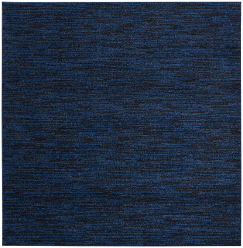 Nourison Essentials Midnight Blue Polypropylene Outdoor Area Rug
