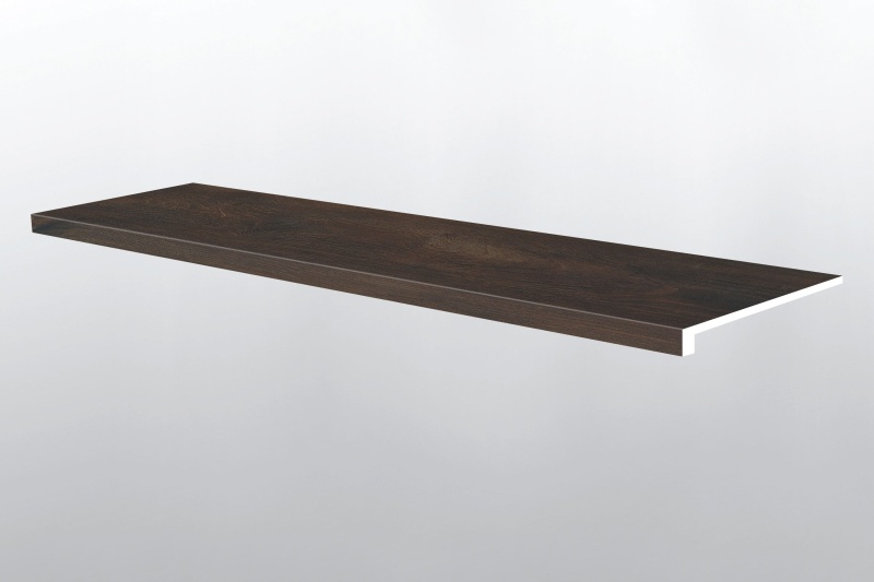 Prescott Hawthorne Luxury Vinyl Moulding / Trim - 12" X 47.25" Stair Tread Eased Edge - Low Gloss