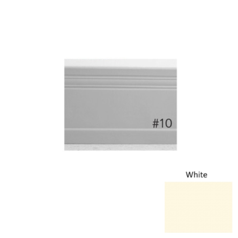 Pinnacle Plus #10 Serenity White Rubber Coil Wall Base