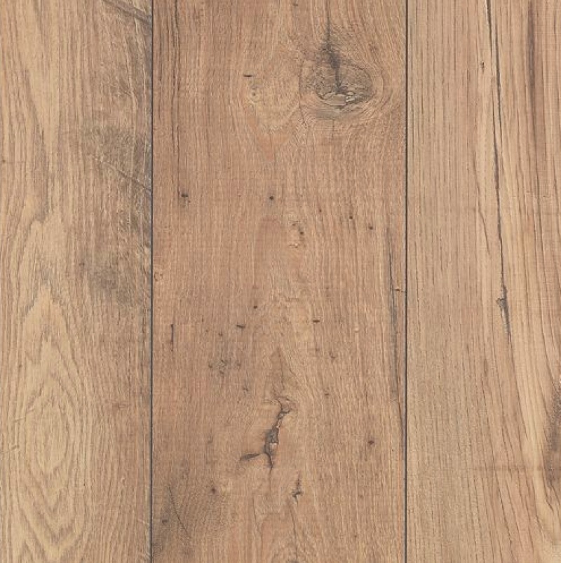 Rare Vintage Fawn Chestnut Textured Laminate Wood Plank Flooring - 7 1/2" x 54 11/32"