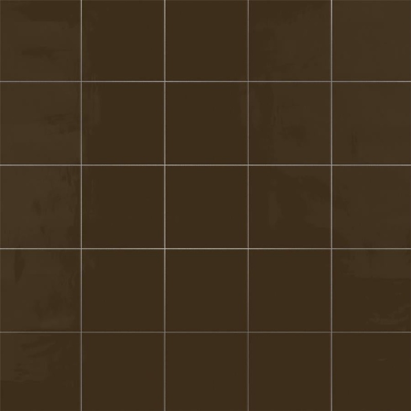 Monocolor Caoba Ceramic Tile - Matte - 7 7/8" X 7 7/8"