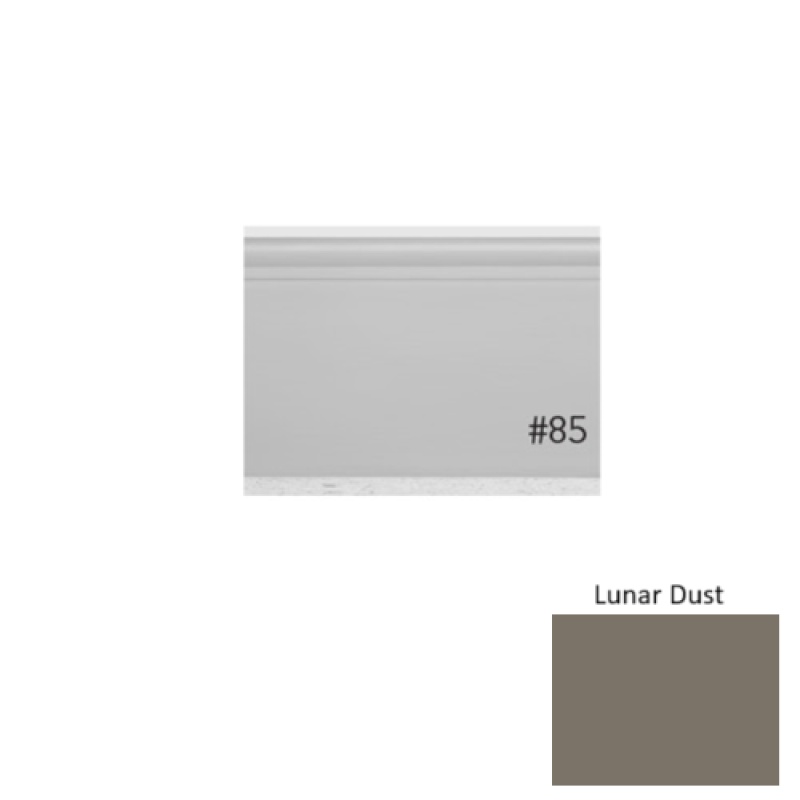 Pinnacle Plus #25 Classic Lunar Dust Rubber Coil Wall Base - 4 9/16" X 60 Ft