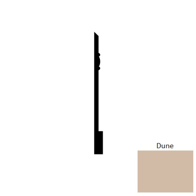 Base Sculptures Dune Charmed Rubber Wall Base