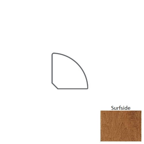 Surfside Hardwood Moulding / Trim - 0.75" x 78" Quarter Round - Scufresist Platinum