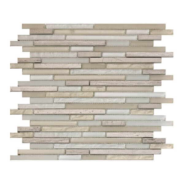 Sobe Sand Marble & Glass Mosaic - Sticks - Natural