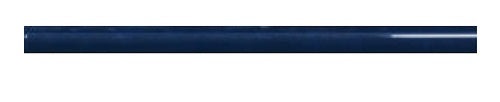 Zellige Deep Blue Ceramic Wall Trim - 3/4" x 16" Pencil - Glossy