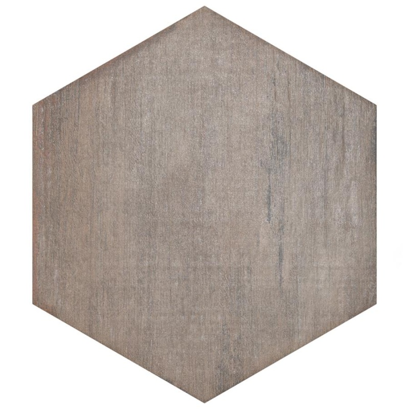 Retro Terra Porcelain Tile - Matte - 7" x 8" Mini Hexagon