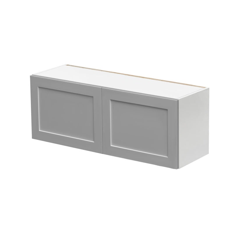 Mallorca Dolphin Gray Shaker Wood Kitchen Wall Cabinet