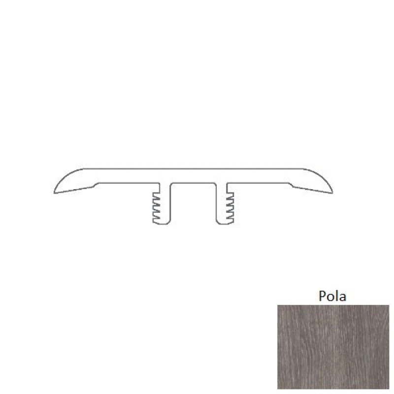Luxury Vinyl T Molding Trim with Molding Track