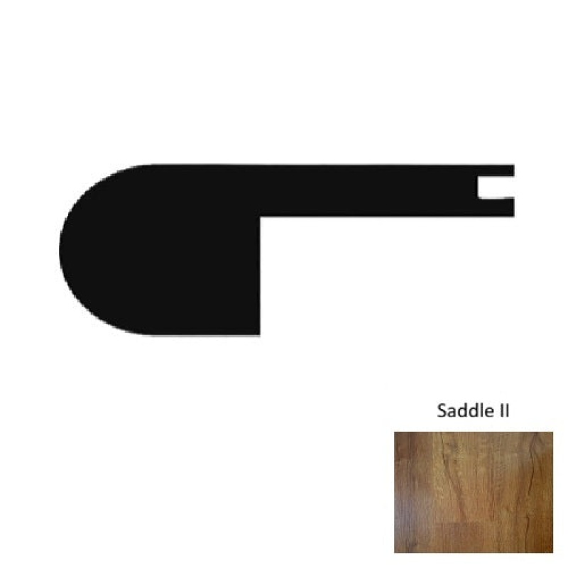 1800 Series Saddle II Luxury Vinyl Moulding / Trim - 94" Flush Stair Nose - Embossed