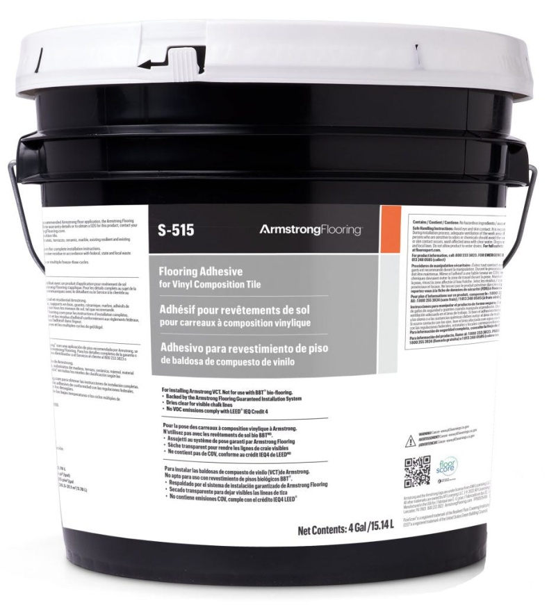 Clear Thin Spread Latex Resin Adhesive - 15.14 L - 15.14l