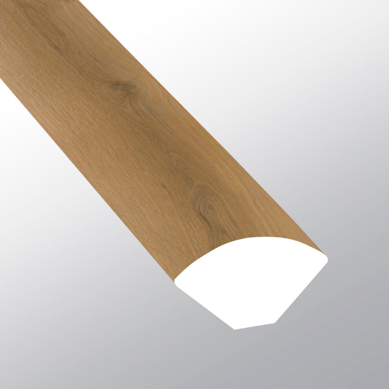 Everlife Lvt Nove Scandi Luxury Vinyl Moulding / Trim - 0.64" X 94" Quarter Round - Low Gloss