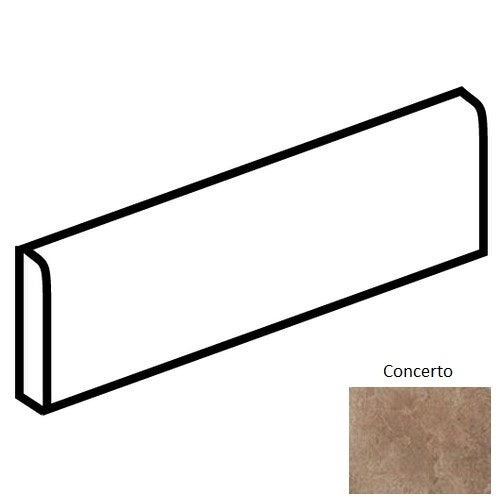 Cavatina Concerto Porcelain Floor & Wall Trim - 3" x 13" Bullnose - Matte