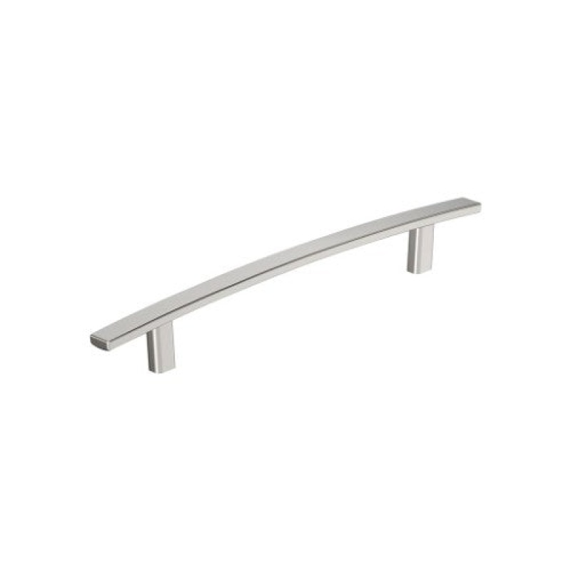Cyprus Zinc Arch Cabinet Pull - Polished Nickel