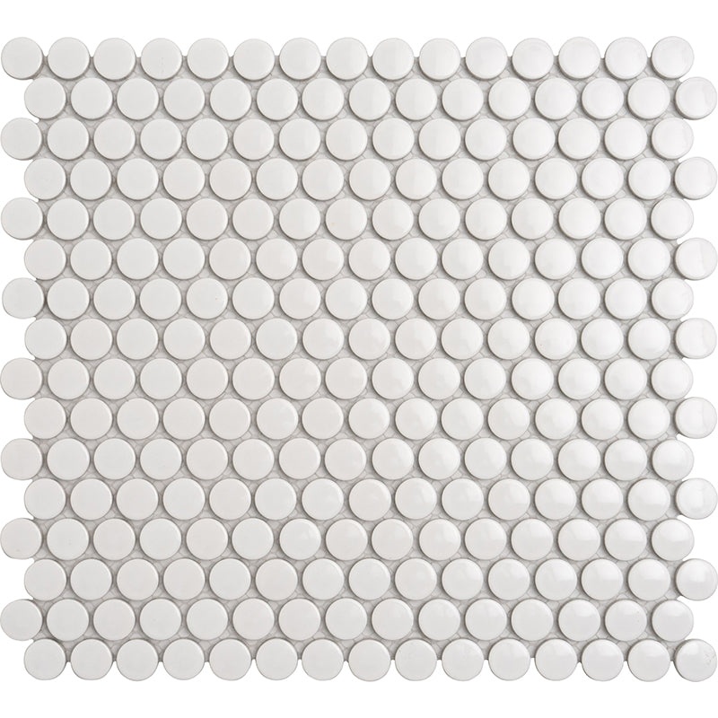 Orbit Sirius Porcelain Mosaic - 0.75" x 0.75" Penny Round - Glossy
