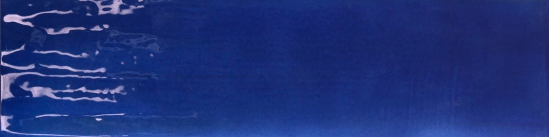 Gioia Navy Porcelain Tile - Glossy - 4" x 16"