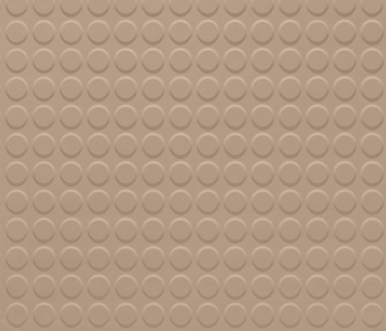 Johnsonite Sisal Raised Round Solid Color Rubber Tile - Textured