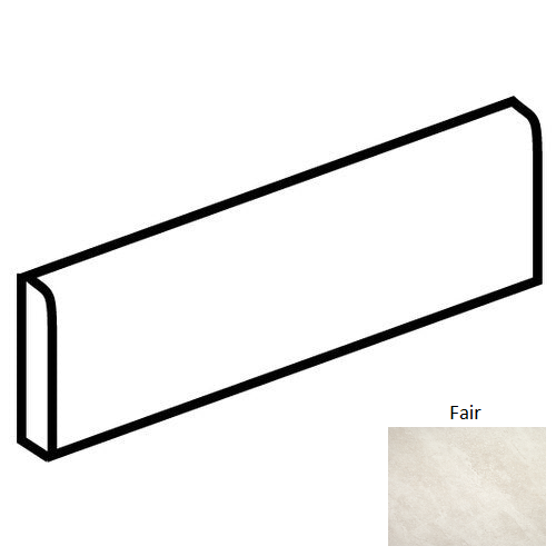 Core Fundamentals Choice Fair Ceramic Floor & Wall Trim - 3" x 12" Bullnose - Matte