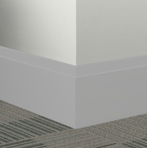 Johnsonite Sterling Silver Rubber Millwork Contoured Wall Base