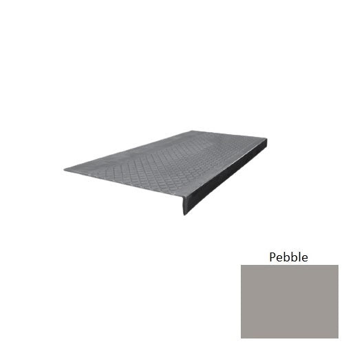 Flextones Pebble Type 600 Distinct Designs Rubber - 12" X 72" Stair Tread - Diamond Profile Design