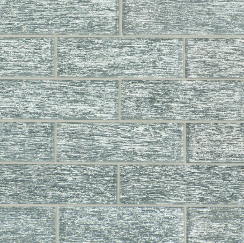 Chilcott Bright Subway Glass Mosaic - 2" X 6" Brick - Glossy