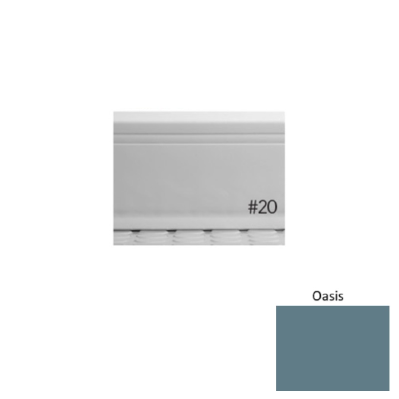 Pinnacle Plus #20 Draft Oasis Rubber Coil Wall Base - 4" X 120 Ft