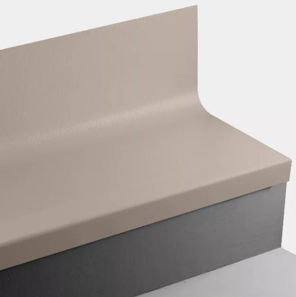 Johnsonite Tannery Hammered Stair Tread With Riser