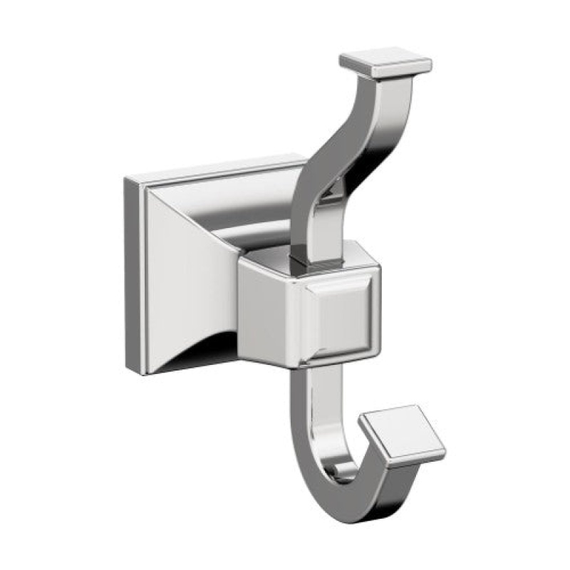 Mulholland Chrome Double Prong Robe Hook