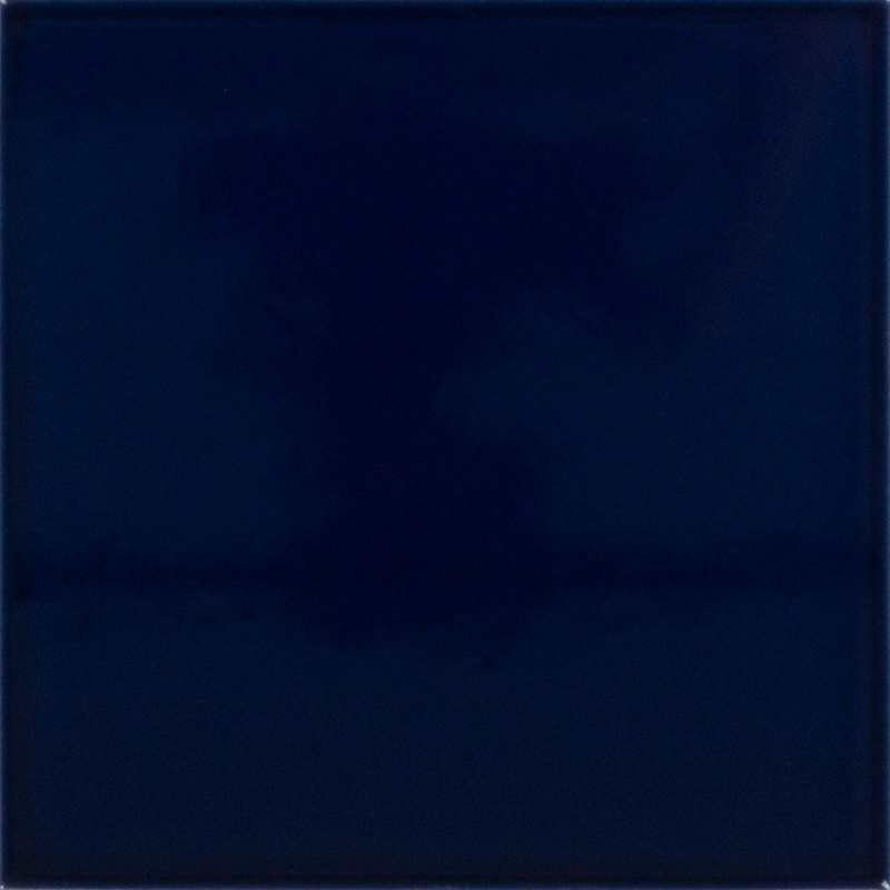 Solid Cobalt Blue Porcelain Tile - Polished - 6" X 6"