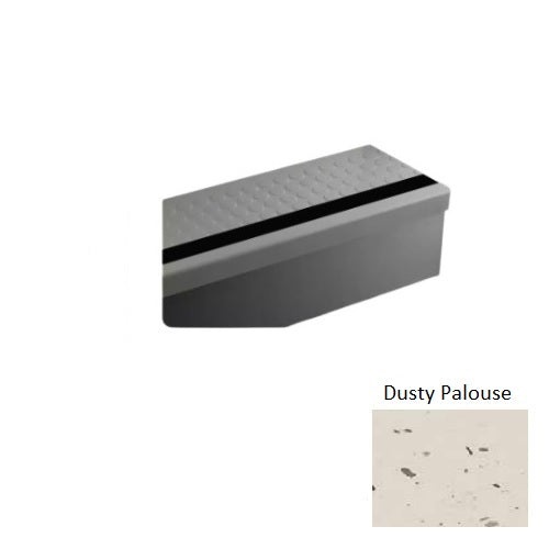Johnsonite Dusty Palouse Raised Round Rubber Stair Tread