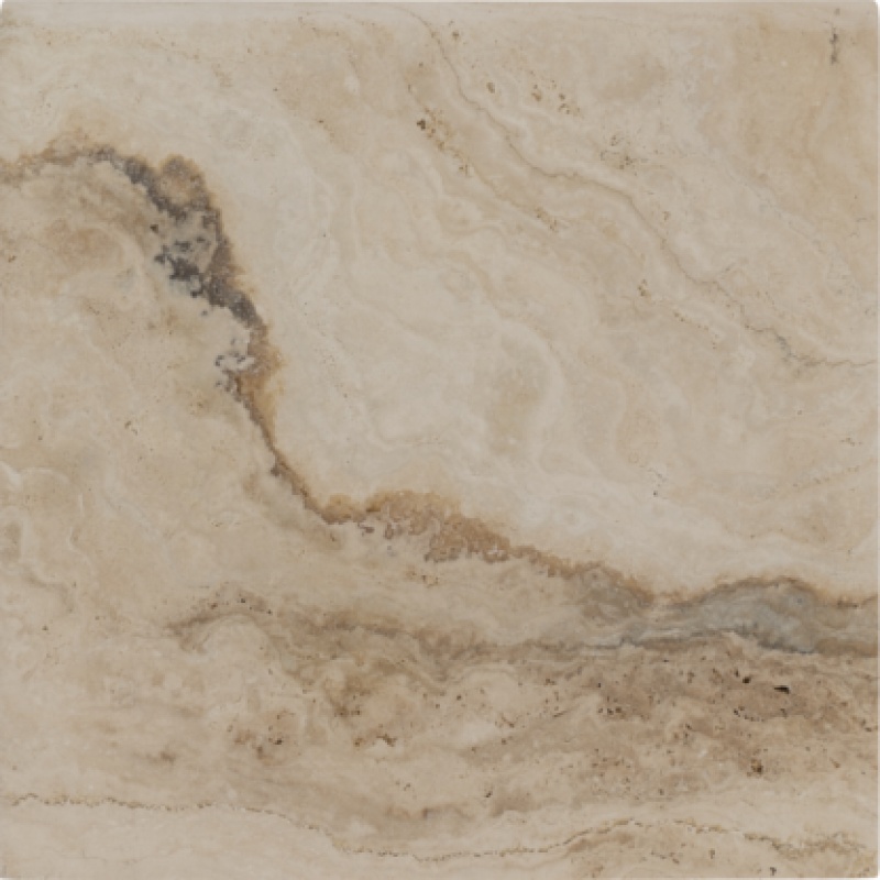 Tiramisu Travertine Bullnose Coping - Brushed