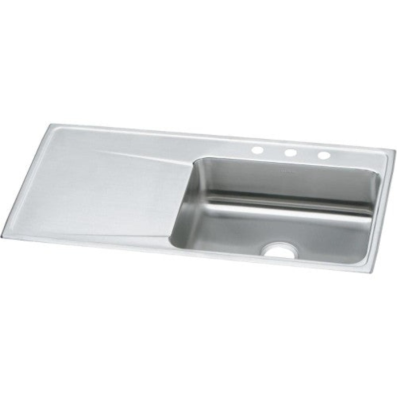 Elkay Lustertone Classic Drop-In Single Bowl Kitchen Sink