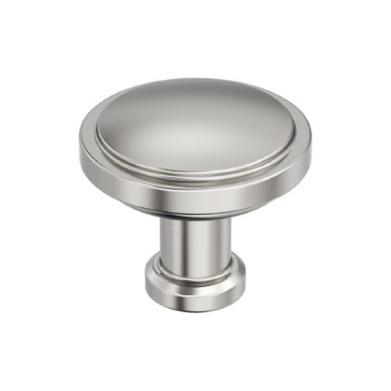 Faircrest Zinc & Steel Cabinet Knob - Polished Nickel