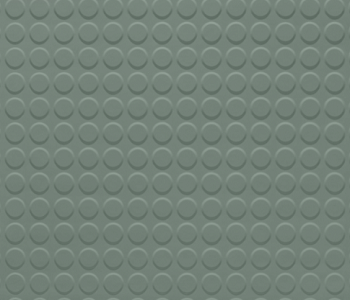 Johnsonite Green Vista Raised Round Solid Color Rubber Tile - Textured