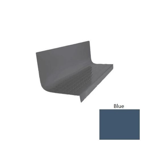 Flextones Blue Type 1701 Distinct Designs Rubber - 20 1/2" X 72" Stair Tread - Rgt Radial Ii Raised Disc Design