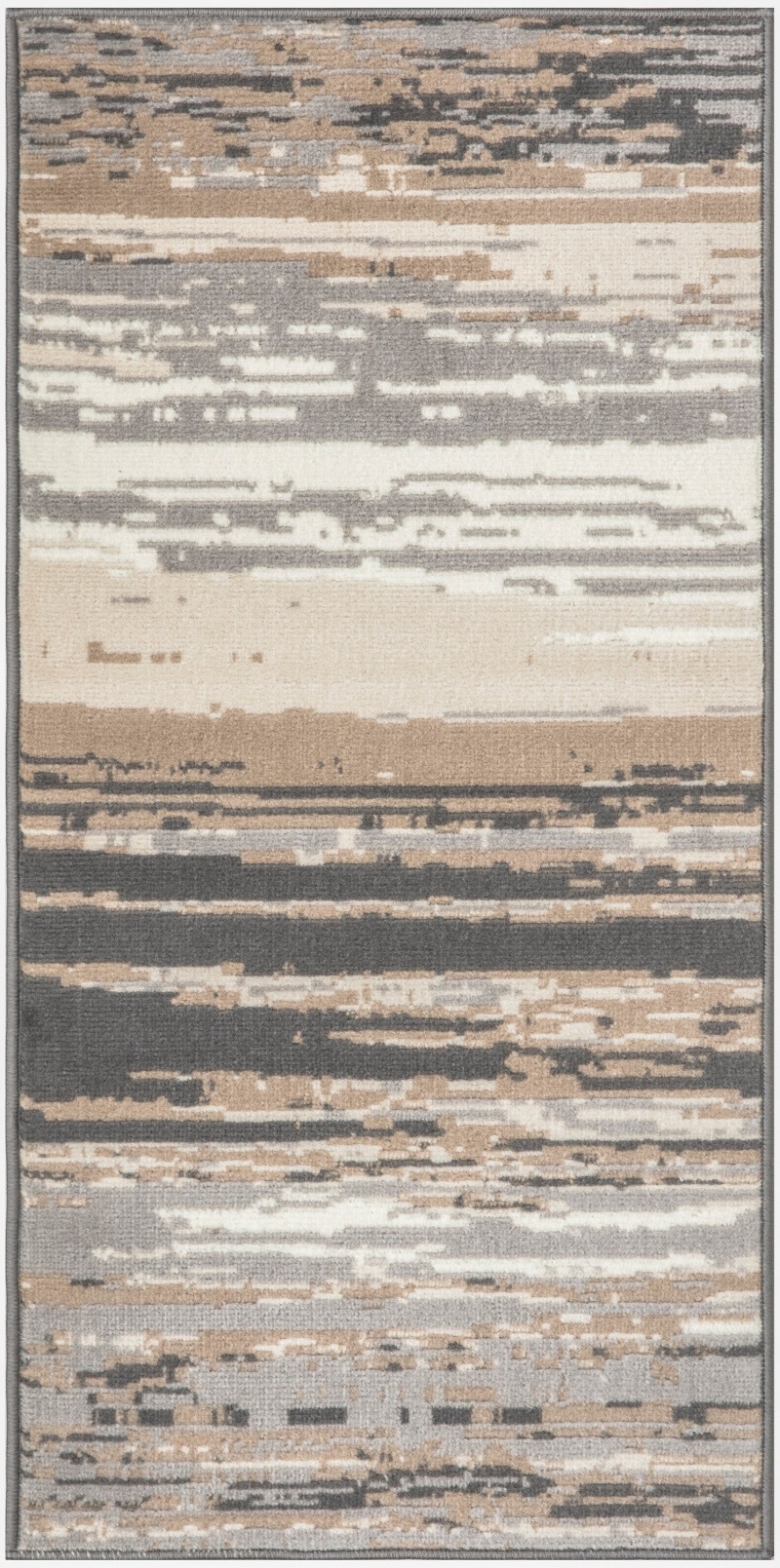 Jubilant Grey Beige Modern Area Rug
