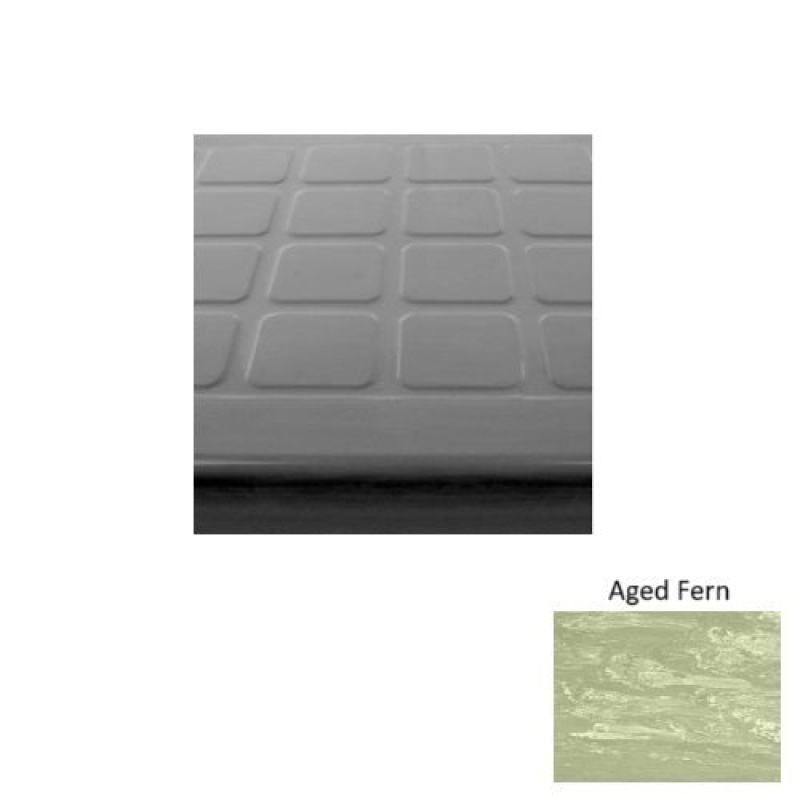 Marbleized 94 Aged Fern Raised Square Rubber (Sq) Stair Tread - Textured
