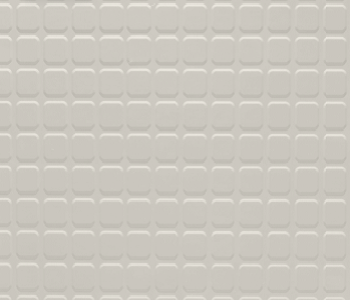 Johnsonite White Sand Raised Square Rubber Tile