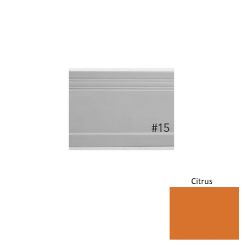 Pinnacle Plus #15 Impluse Citrus Rubber Coil Wall Base - 5 1/4" X 60 Ft