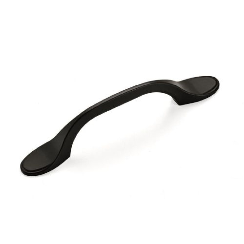 Ravino Zinc Arch Cabinet Pull - Matte Black