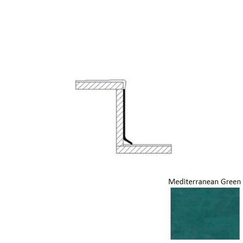 Mediterranean Green Rubber Risers 7" x 72"