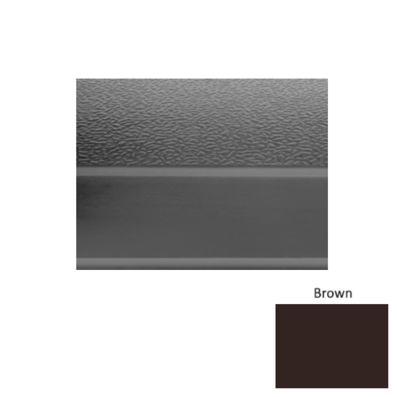 Roppe Solid Brown Textured Rubber Stair Tread