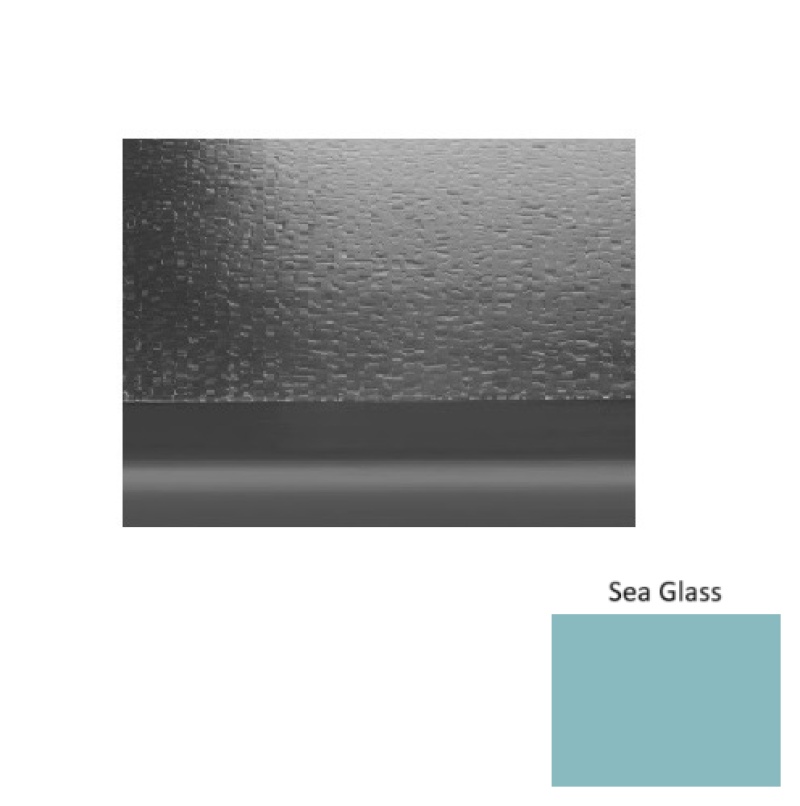 Solid 99 Sea Glass Hammered Stair Tread