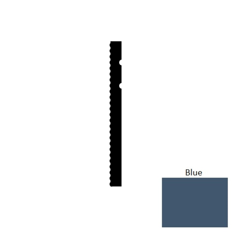 Base Sculptures Blue Echo Rubber Wall Base