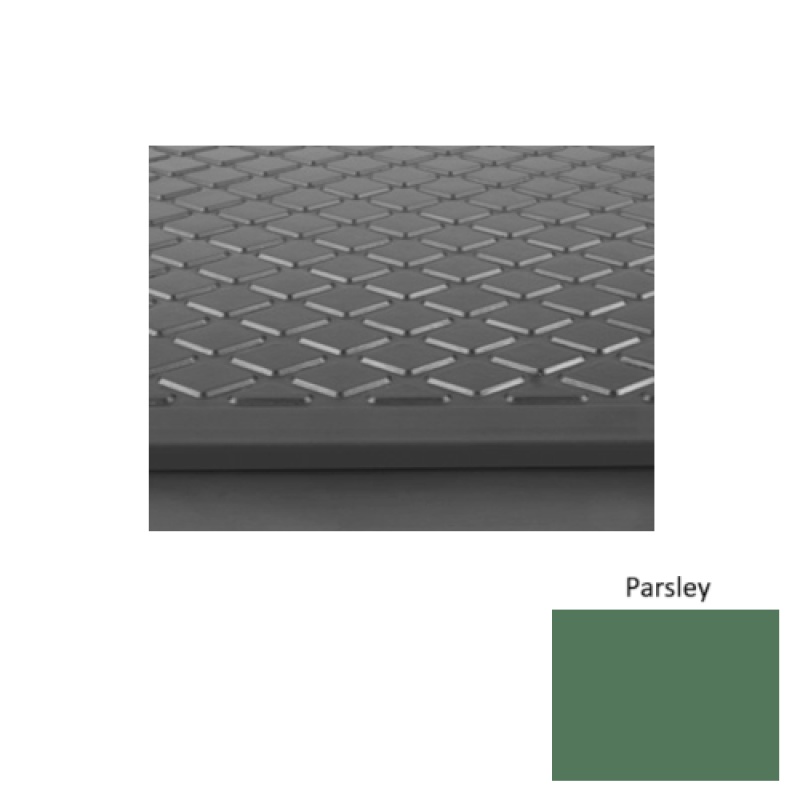 Solid 31 Parsely Diamond Rubber (Rd) Stair Tread - Textured